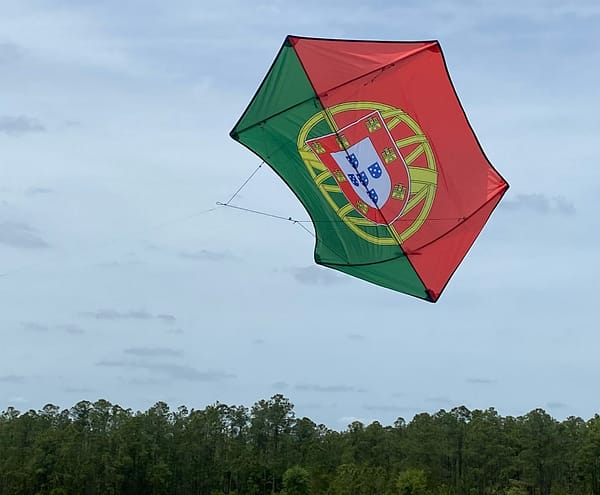 Dye-Sublimated Portugese Flag Kite